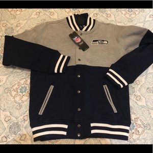 NWT NFL Seattle Seahawks Jacket sz Youth Med 10 12